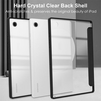 Étui rigide intelligent à trois volets en acrylique transparent pour tablette Samsung TAB S10 FE Plus 13,1 pouces 2025 – Vente en gros