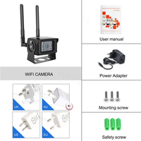 Mini caméra IP étanche pour l'extérieur avec carte SIM 4G Boîtier métallique Type de moniteur de sauvegarde sans fil pour la sécurité des camions Protection contre les explosions