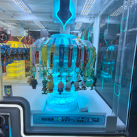 Конкурентоспособная цена, игрушечный зажимной станок для 4 игроков, пользовательский зажимной станок для карт с монетоприемником, красочный мини-призовой автомат