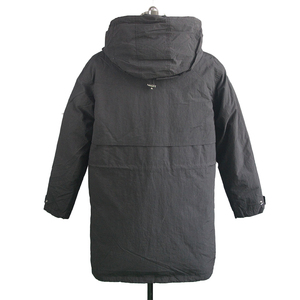 Chaqueta de invierno con logotipo de marca famosa para <span class=keywords><strong>hombre</strong></span>, abrigos rellenos de <span class=keywords><strong>ganso</strong></span>, ropa Lisa impermeable, abrigo personalizado negro, OEM personalizado - Product Image 3