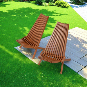 Mobilier d'extérieur <span class=keywords><strong>Chaise</strong></span> Adirondack pliable à chaud sans assemblage (lot de 2) <span class=keywords><strong>Chaise</strong></span> de pêche de camping à dossier haut résistant aux intempéries - Product Image 3