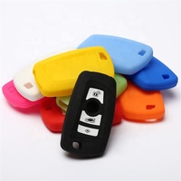 Vente en gros de housses de clés de voiture en silicone de haute qualité pour BMW Série 5, résistantes aux rayures, résistantes à l'usure, housses de protection de clés de voiture colorées