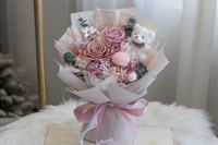 Natuurlijke Droge Bloem Boeket Decoratie Roos Geconserveerd Boeket Fleur Gedroogde Roos Boeket De Fleur Mariage