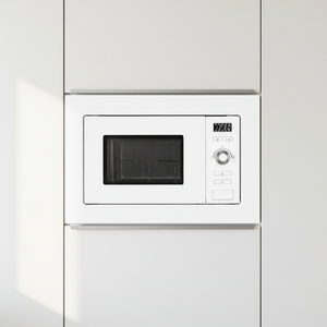 Horno <span class=keywords><strong>Microondas</strong></span> Integrado de 25L, Control Táctil de Vidrio Blanco, Máquina Expendedora de Comida Caliente, Precio Económico OEM, Horno <span class=keywords><strong>Microondas</strong></span> para Cocina de Pizza - Product Image 1