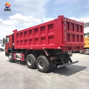 Camion à benne basculante WEICHAI Howo 6x4 336 371 10 roues 40 tonnes caméra ACC automatique utilisé manuel voitures 1 unité SINOTRUCK