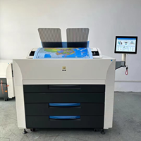 Copieur d'ingénierie reconditionné pour Kip 860 870, imprimante couleur grand format A0 pour plans et cartes, avec fonction de scellage rouge, tout-en-un, machine d'occasion