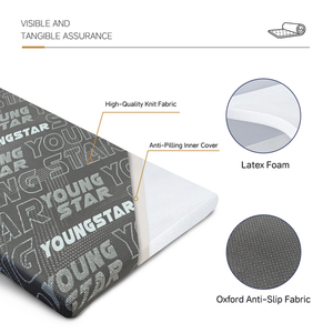 Aidi bán buôn massage nệm Topper Bộ nhớ bọt Mat CuộN gói linh hoạt mang - Product Image 2