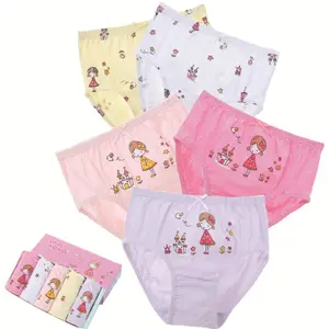 Calcinha de bebê de algodão, boa qualidade, atacado, roupa íntima para meninas, crianças, cueca com desenhos