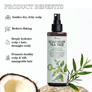 Kuru hasarlı saç Detangling ısı koruması için saç kremi sprey derin nem bırakın siyah insanlar için uygun saç spreyi - Product Image 4