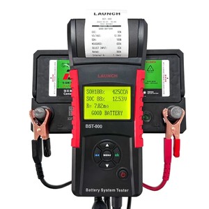 Testeur professionnel de batterie automobile BST-800 avec imprimante pour systèmes de démarrage et de charge 6V 12V 24V, testeur de charge 100-2000 CCA - Product Image 1