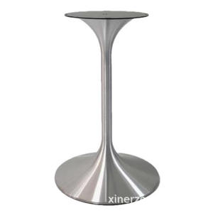 Suporte para Pernas de Mesa em Laje de Tulipas, <span class=keywords><strong>Base</strong></span> para Mesa de Jantar com Acabamento em Mármore, Pernas de Mesa de Conferência, Serviços de Fundição Personalizados em Aço Inoxidável - Product Image 3