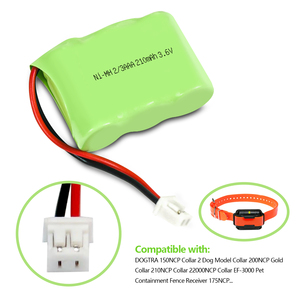 JINTION NIMH 2/3AAA 210MAH 3,6 V NiMH batería recargable para <span class=keywords><strong>Dogtra</strong></span> Receptor BP20R 202NCP 282NCP Collar de entrenamiento para perros - Product Image 3