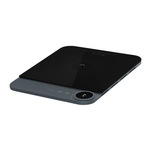 Table de cuisson à induction intégrée ultra-mince Xiaojia, brûleur unique 350x280x23mm, plaque de cuisson intelligente en aluminium avec protection anti-extinction de flamme - Product Image 1