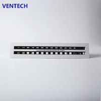 Diffuseur linéaire à fentes pour conduits d'air CVC, grille linéaire en aluminium, diffuseur à fentes, retour d'air, diffuseur d'air de plafond à sens unique