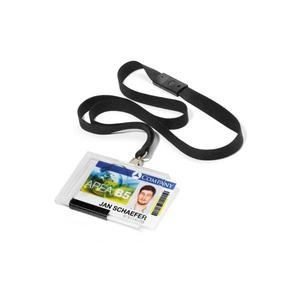 DURABLE - 8927-01 PUSHBOX <b>badge</b> <b>holder</b> with fabric cord for 1 card (multi-pack) - EAN 4005546978819 <b>BADGES</b> <b>BADGE</b> <b>HOLDERS</b> - Product Image 1
