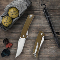 Couteau pliant tactique de survie Yeehand personnalisable OEM avec lame en acier D2 et manche en G10