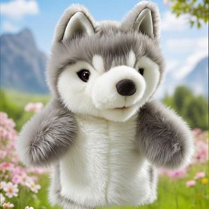Factory Direct Sales Plush Wolf Hand Puppets Hot Selling Hand Puppet Stuff Toy Custom Emotions Hand Puppets - Product Image 1