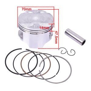 STD ~ <span class=keywords><strong>100</strong></span> DIA 70mm 70,25mm 70,5mm 70,75mm 71mm Pin 17mm KW3 Piezas de motocicleta Kit de pistón y anillo para <span class=keywords><strong>HONDA</strong></span> <span class=keywords><strong>AX</strong></span>-1 - Product Image 3