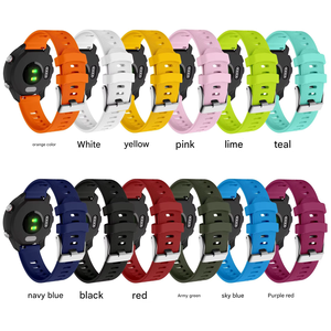 Bracelet en silicone Upro pour montre intelligente Garmin Forerunner 245, bracelet de sport de 20 mm, bracelet pour femmes pour Garmin Forerunner 165 - Product Image 1