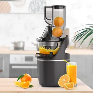 최신 와이드 슈트 76 MM 전체 과일 감귤류 오렌지 느린 Masticating Juicer 아이스크림 스무디 디저트 메이커