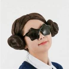 Día de Halloween Negro Medio acabado WAG Peluca para fiestas - Product Image 1