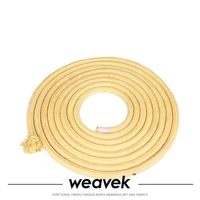 Maßgefertigtes 10mm Aramid-Kern Kevlar FR Geflochtenes Seil Hochtemperaturbeständig Alterungsbeständig für Outdoor Heißluftballon Fallschirm Feuerwehr