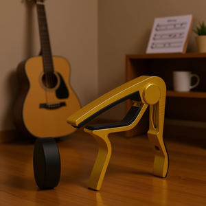 Capo Clásico 5CORE de Aleación de Aluminio para Guitarra Acústica/Eléctrica de 6 Cuerdas, Banjo, Mandolina, Accesorio para Instrumentos - Product Image 2