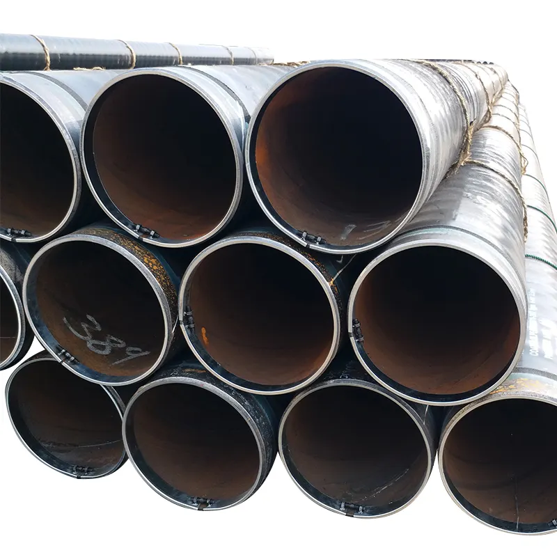 Construction Large Diameter High Strength 0.8 - 12.75 Mm Hot Rolled Spiral Welded Round Carbon Steel Pipe