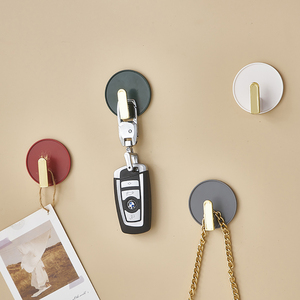 Crochet à poinçons sans poinçon en plastique, décoration <span class=keywords><strong>murale</strong></span> de salle de bain nordique, rangement de finition <span class=keywords><strong>murale</strong></span> - Product Image 1