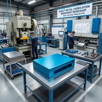 Composants d'estampage de tôles sur mesure OEM, pièces d'estampage en acier au carbone pour boîtiers de machines