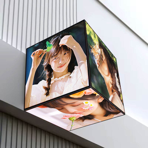 จอแสดงผล LED แบบหมุนได้ P2.5 ดีไซน์ใหม่ กันน้ำ ใช้ได้ทั้งภายในและภายนอกอาคาร สำหรับโฆษณา 3 มิติ เหมาะสำหรับห้างสรรพสินค้า ร้านอาหาร และร้านค้า - Product Image 1