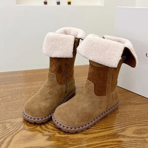 Nouveauté Automne-Hiver 2025, bottes de chevalières rétro longues de style coréen, chaudes et tendance pour filles - Product Image 5