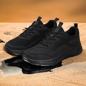 US 13 14 EU 47 48 Blank <strong>White</strong> Black Sports Sneakers for Men Daily Exercise Casual Walking <strong>Gym</strong> Workouts Athletic Running <strong>Shoes</strong> - Product Image 3