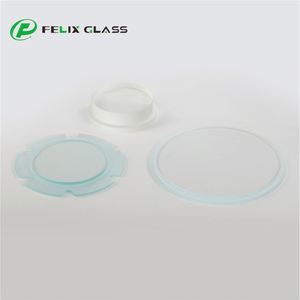 FELIX GLASS Paneles de Vidrio Modernos en Forma de Disco, Vidrio Templado de Alta Transmitancia, Acabado Pulido, Componentes de Iluminación Elegantes en Capas - Product Image 3