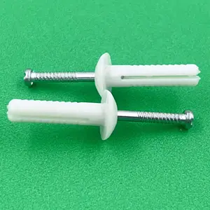 亜鉛ネジ付きスロットヘッドとダイヤモンドテールナイロンアンカーを備えたハンマードライブナイロンプラスチック固定拡張アンカー - Product Image 3