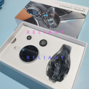 Poignée <span class=keywords><strong>de</strong></span> <span class=keywords><strong>levier</strong></span> <span class=keywords><strong>de</strong></span> vitesses en cristal psychédélique pour BMW Séries 3, 4, 8, X3, X4, X5, X6, X7, Z4, i4, G26, G20, G16, G01 – Lot <span class=keywords><strong>de</strong></span> 4 pièces - Product Image 4