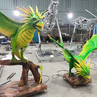 Modèle de Bête Animatronique de l'Époque Mythique pour Décorations Extérieures de Parcs, Robots Sirène Interactifs Inspirés des Mythes Grecs à Vendre