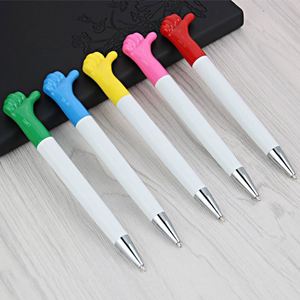 Bolígrafo de Plástico Promocional con Logotipo Personalizado por Sublimación, con Gestos de Mano, Barato al por Mayor - Product Image 4