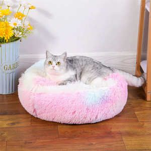 Cuccia a Ciambella Super Morbida per Cani e Gatti, Ecologica, in Peluche Lungo e Soffice, Lavabile, Calda e Confortevole per l'Inverno - Product Image 5