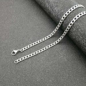 Yunnique <b>Titanium</b> Steel <b>Chain</b> Necklace 4.4mm 61cm Gold/Silver XL004 Dongguan for Gift Fashion Jewelry - Product Image 4