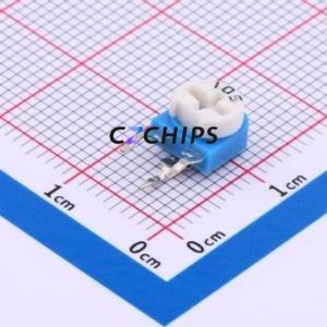 RM063-105(1เมตร) ตัวต้านทาน/โพเทนชิออมิเตอร์แบบปรับได้/โพเทนชิออมิเตอร์ผ่านรู (THT) ตัวต้านทาน1mOhm 25% 100mW - Product Image 1