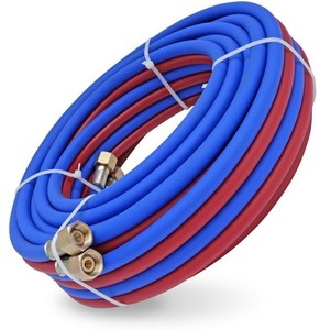 Tuyau de soudage double en PVC flexible renforcé, tuyau tressé en PVC, prix des tuyaux d'air doubles bicolores - Product Image 2