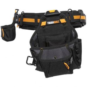 Ensemble de ceintures porte-outils BSCI avec sacoche de ceinture trois pièces et accessoires pour outils électriques à suspendre (marteau inclus) - Product Image 1