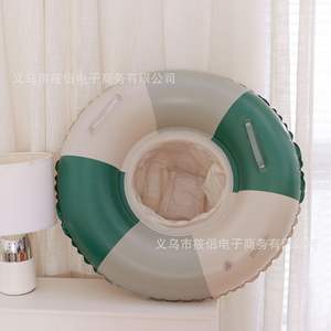 Xiaolu – anneau de natation gonflable pour enfants de 1 à 5 ans, motif de dinosaure rond, utilisation dans les parcs aquatiques - Product Image 4