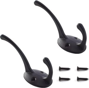 TOMU mural Antique Bronze crochets en alliage de Zinc salle de bain salon patères arrière de la porte vis Installation - Product Image 2