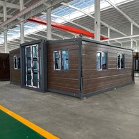 Maison modulaire 3 4 chambres Maisons préfabriquées pliables 20 pieds 40 pieds Maison de conteneur extensible de luxe