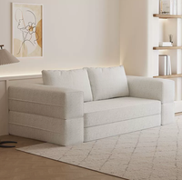Canapé de compression modulaire sectionnel pliable pour salon d'appartement, canapé-lit au sol, ensemble de canapés paresseux