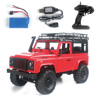 Coche de Control Remoto Todoterreno 2.4G 4WD 1/12 MN90, Simulación de Land Rover Defender, Vehículo de Carreras RC