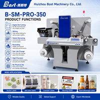 Machine de découpe automatique à rouleaux BOST SM-350pro 350 mm, commande PLC, servomoteur, écran tactile, 100-240 V AC, haute performance de découpe