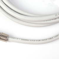 Kabel jaringan industri terlaris cat8 ri45 kabel jaringan pria KE pria dengan semua konektor logam